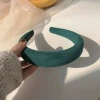 Deerskin velvet hair band, retro Hong Kong-style plush hair band, colorful retro headband, women's Hong Kong-style hair accessory, ins niche hair clip Specification image
